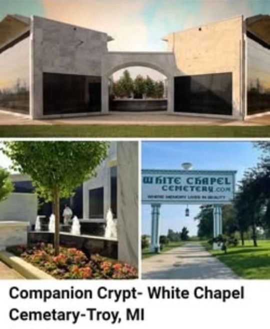 Above Ground Companion Crypt (Holds 2 Caskets)