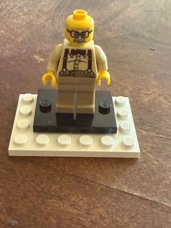 LEGO Minifigure Grandpa Series 10 with Stand Collectible Minifigure