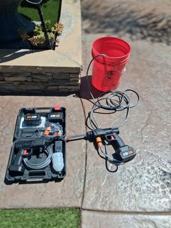 Pistola pressure Whaser 2 battery y charger new
