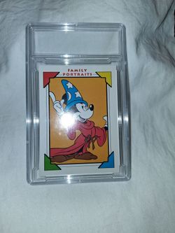 1991 Walt Disney, Impel  Family Portraits, The Sorcerers Apprentice,  Card # 111.