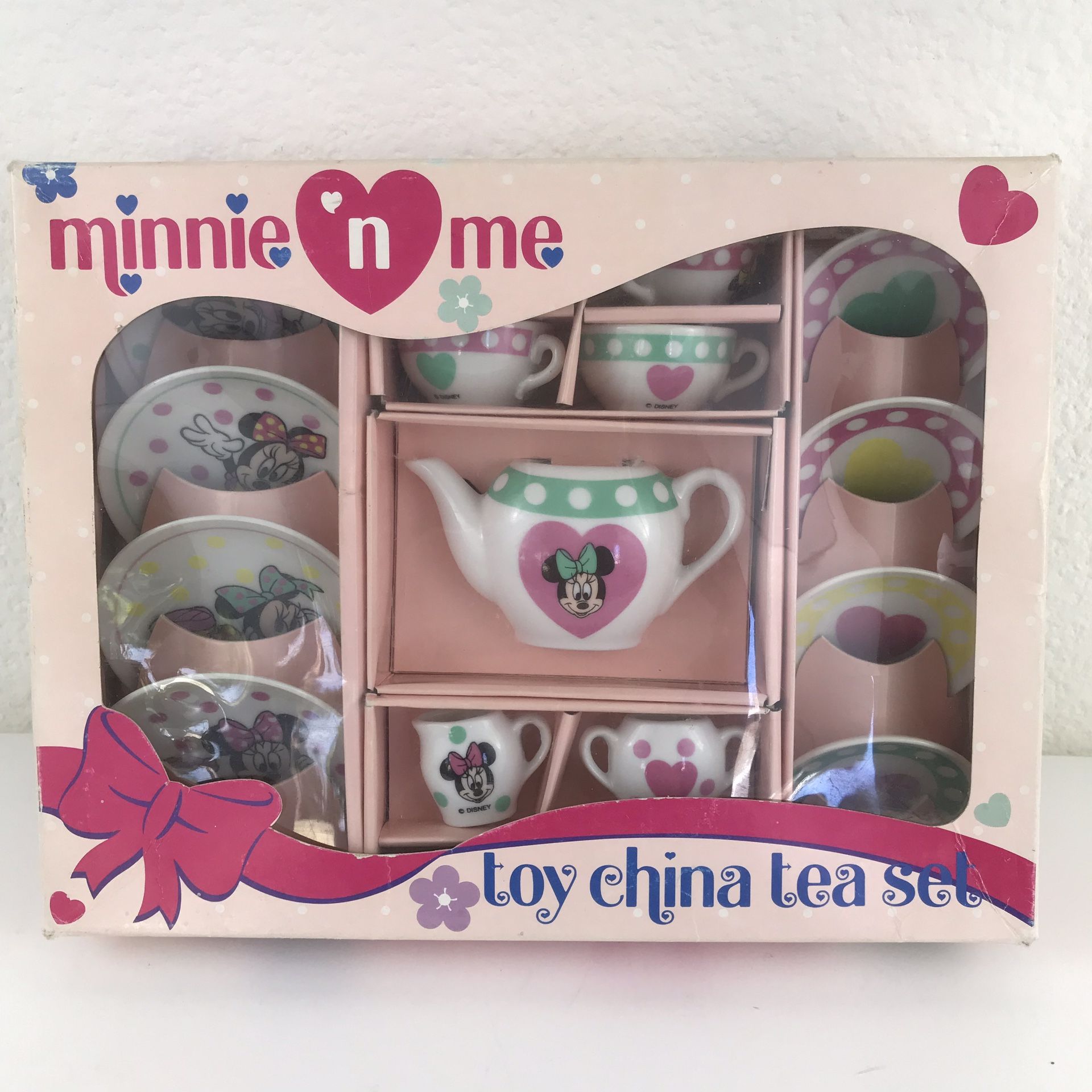 Minnie n me Disney Toy China Set 17 pieces 1990s