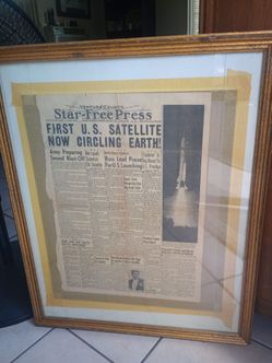 1958 news paper clip read discription