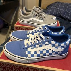 Mens Van Shoes Ward Deluxe Size 8 1/2 And 9