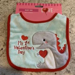 Brand New “My 1st Valentines Day” Bib