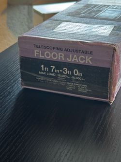 Telescoping Adjustable Floor Jack