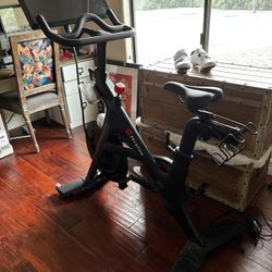 Peloton Bike and Sz 7 Shoes 