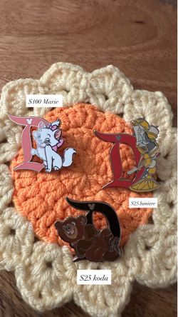 Disney D pins