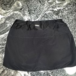 Jockey Performance Skort - Black Athletic Skirt With Built-in Shorts - Size Medium (M)