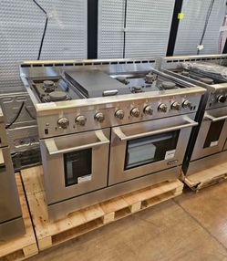 48 inch wide Gas stove stainless steel NXR