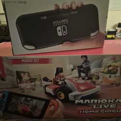 Nintendo switch gray and,maro Sat