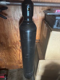 125 cu/ft Argon Tank Welding Gas Cylinder CGA 580 - FULL 100% Argon