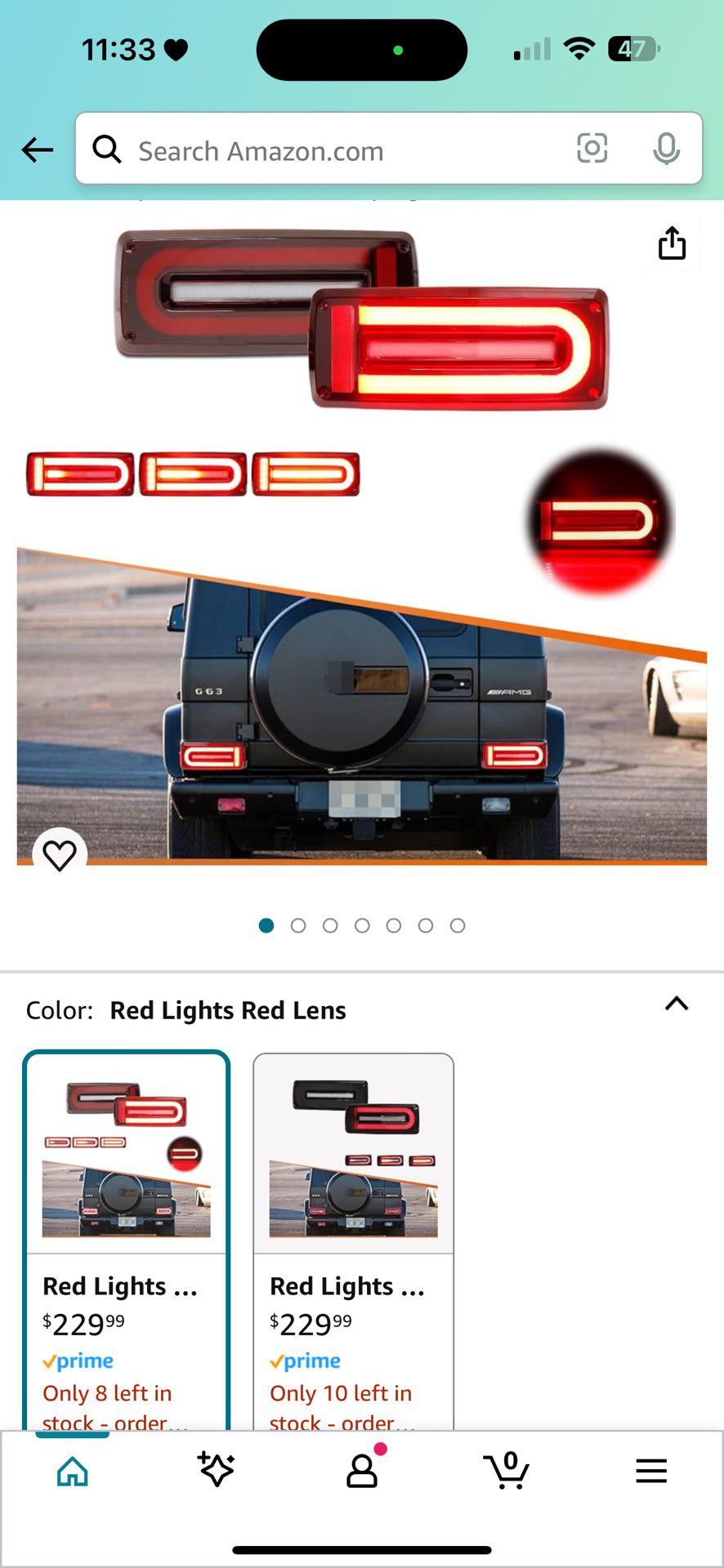 Red Lens Led 