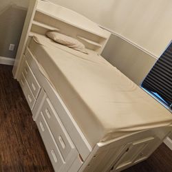 Full Size Bed. Mattress Not Included