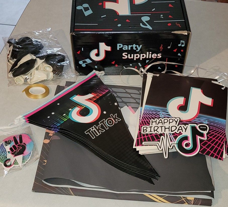 Tik Tok Birthday Party Supplies