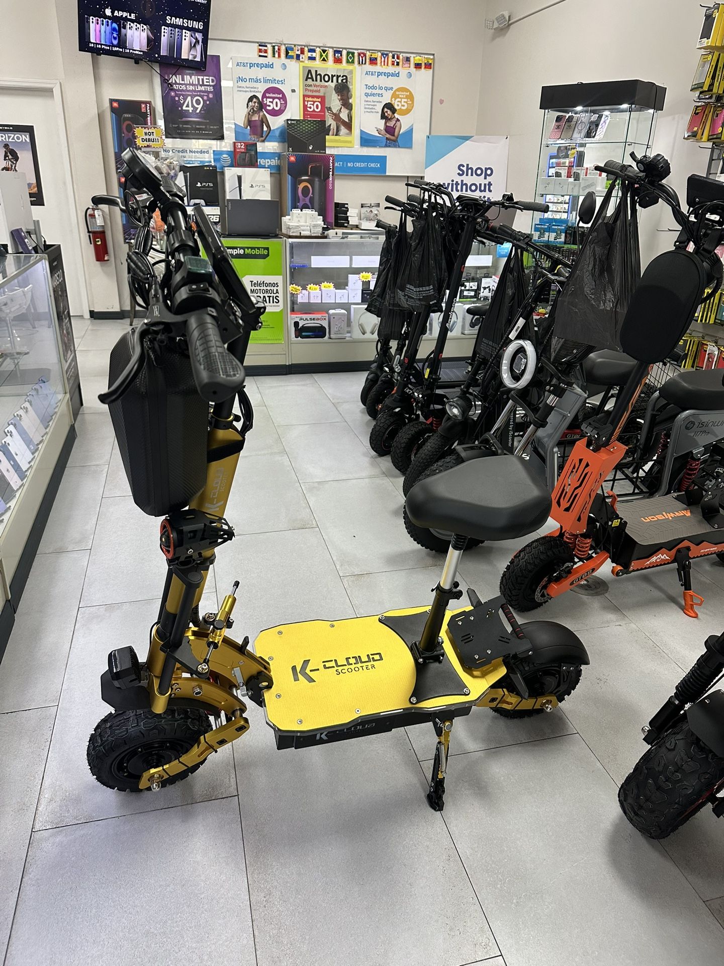 K Cloud K6 Electric Scooter 60MPH! Finance For $50 Down Payment!!