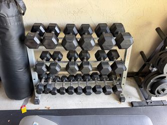 Dumbbell weight set