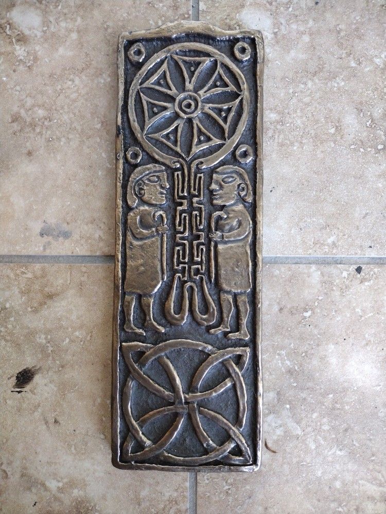 The Wild Goose Studio Celtic Cross Of Journey & Meetings Plaque Kinsale From Co. Cork Ireland