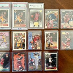 Jordan And Kobe Sports Cards 