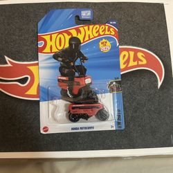 2025 Hot Wheels #181 HW Moto 3/5 HONDA MOTOCOMPO Red New case J
