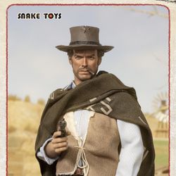 Snake Toys 1/6 The Good Clint Eastwood Cowboy Figure Not Hot Toys Sideshow SCB001