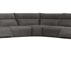 Dual Power Reclining Modular Sectional 