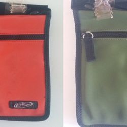 2 Small Bags Brand New 1 Red 1 Army Green 
