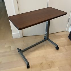 Adjustable Overbed Table, C Table, Sofa Table, Console, Desk, Vaunn Bedside Table