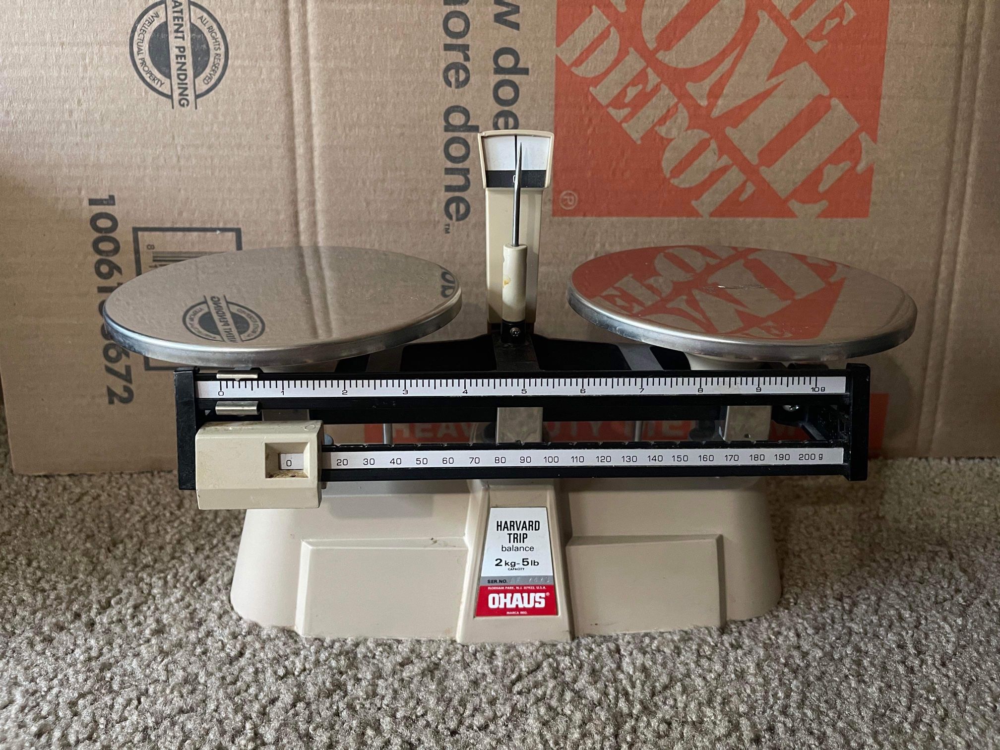 Ohaus Harvard Trip Mechanical double Beam Balance 2000g x 0.1g scale