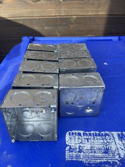 Steel City 4 in. Metal Square Electrical Box 