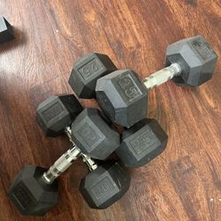 25 & 20 Pair Dumbbells 