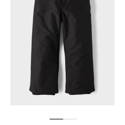 Kids Black Snow Pants 