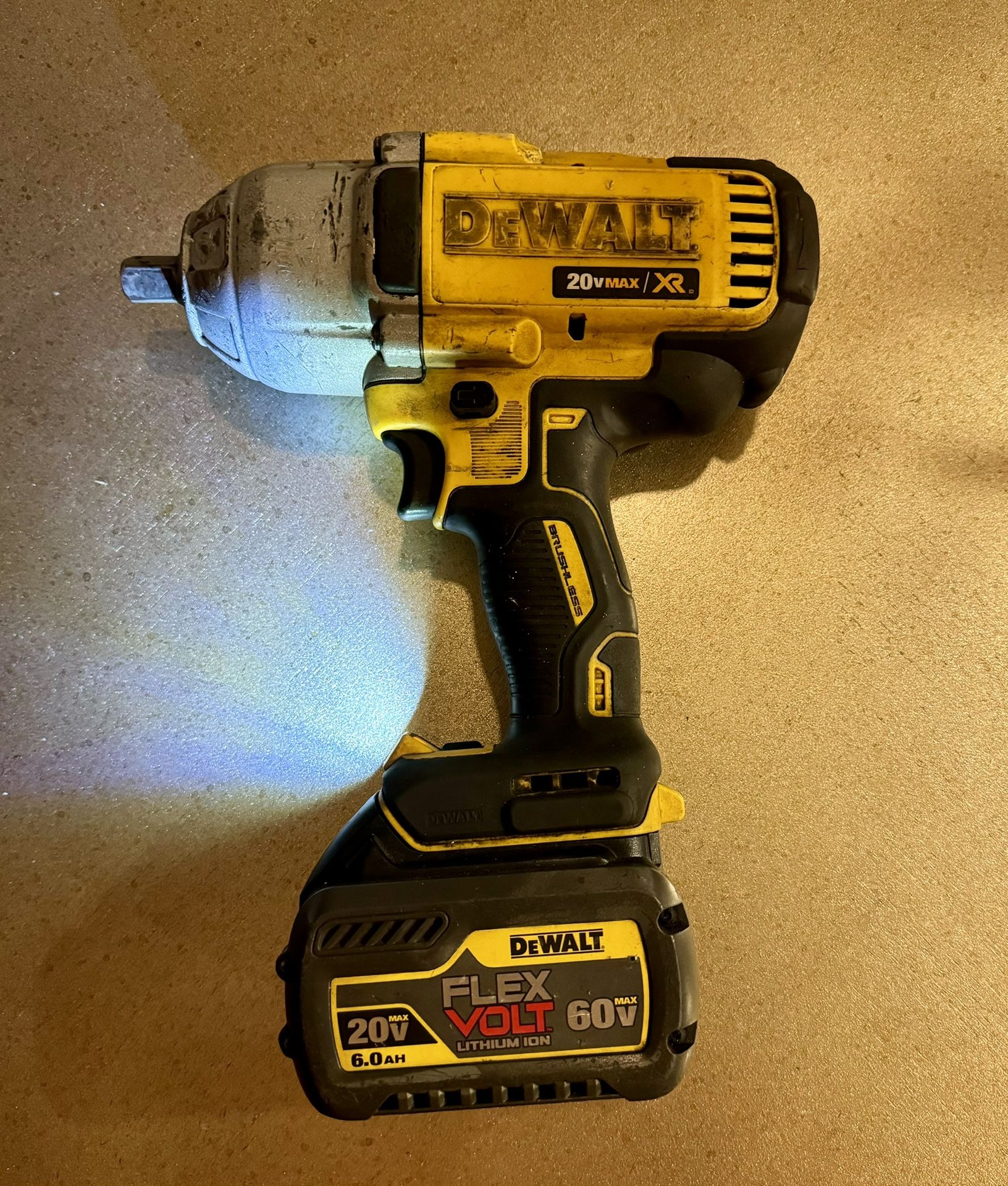 Dewalt Impact Wrench With 60v Battery