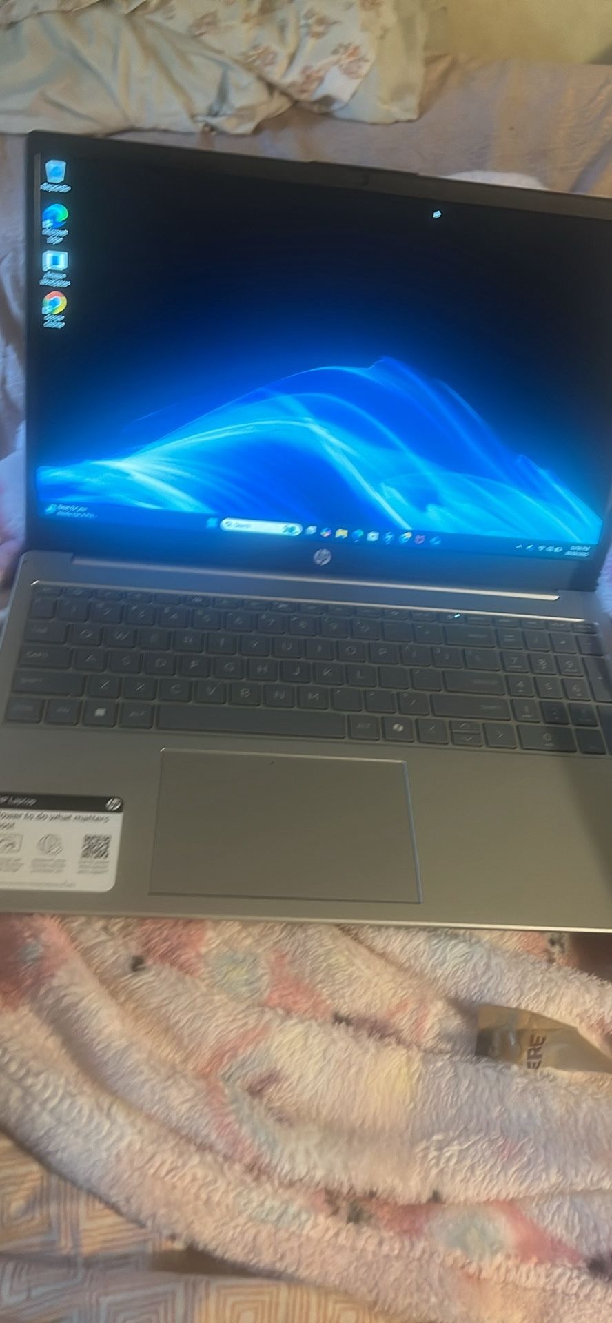 HP 15.6 inch HD Windows Laptop Intel Core i5-1334U 8GB 512GB SSD Natural Silver