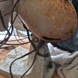 Antique table fan needs rewired