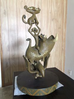 Disney The Lion King Totem Pole Wooden Figurine