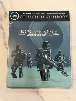 *RARE* Rogue One A Star Wars Story Collectible Steelbook Blu-ray 3D NEW & SEALED