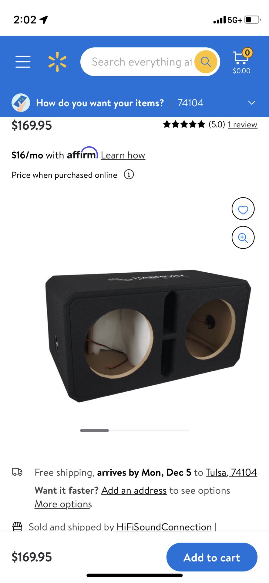 Harmony Speaker Box