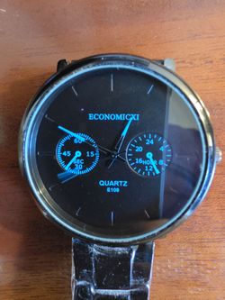 Men's Minimalist Quartz Watch EconomicXI Link band