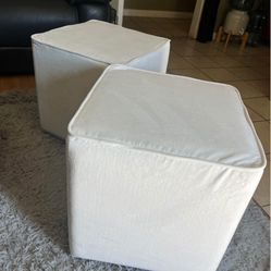 Set Of Foot Rest Cubes - EXCELLENT COND. 