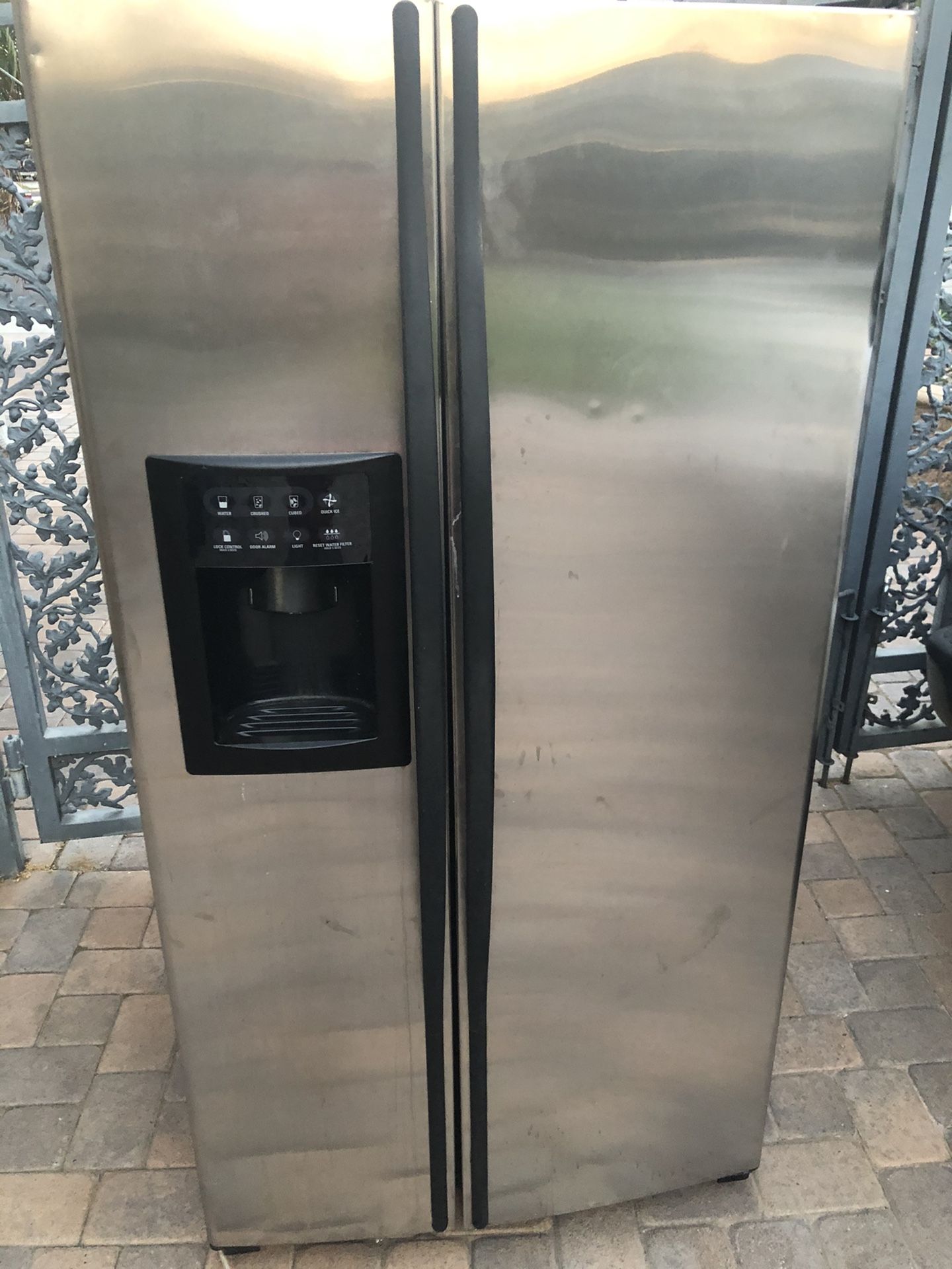 Stainless fridge