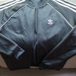 Adidas Black Zipper Jacket 