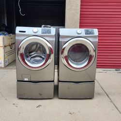 Samsung Steam Washer And Dryer Set #2