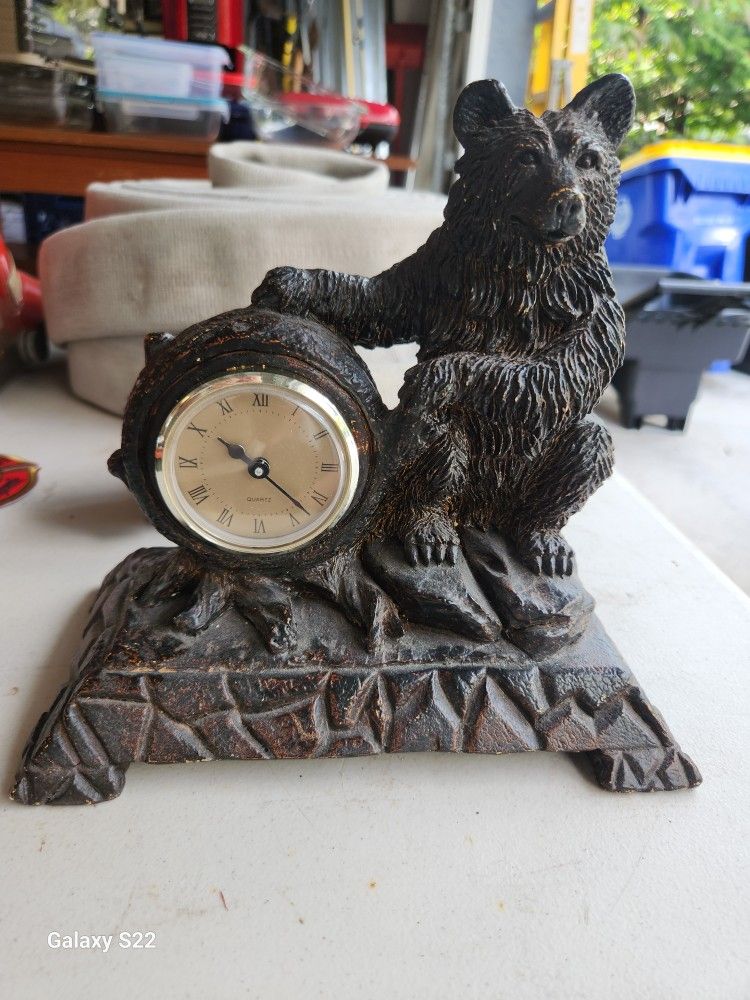 Bear clock.