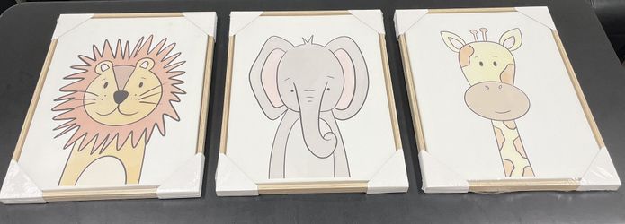 Framed Wall Art - Set Of 3