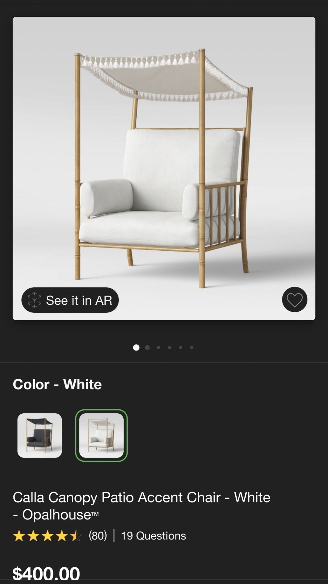 Canopy Chair
