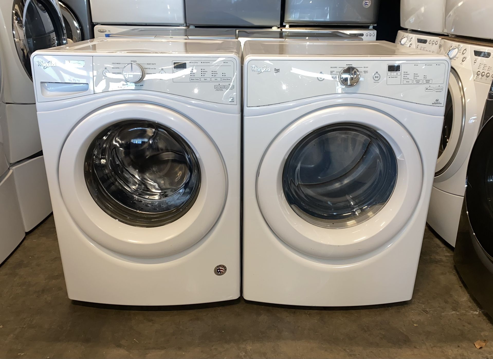 WHIRLPOOL XL CAPACITY WASHER DRYER FREE DELIVERY