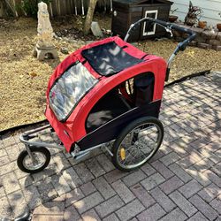 Large baby stroller