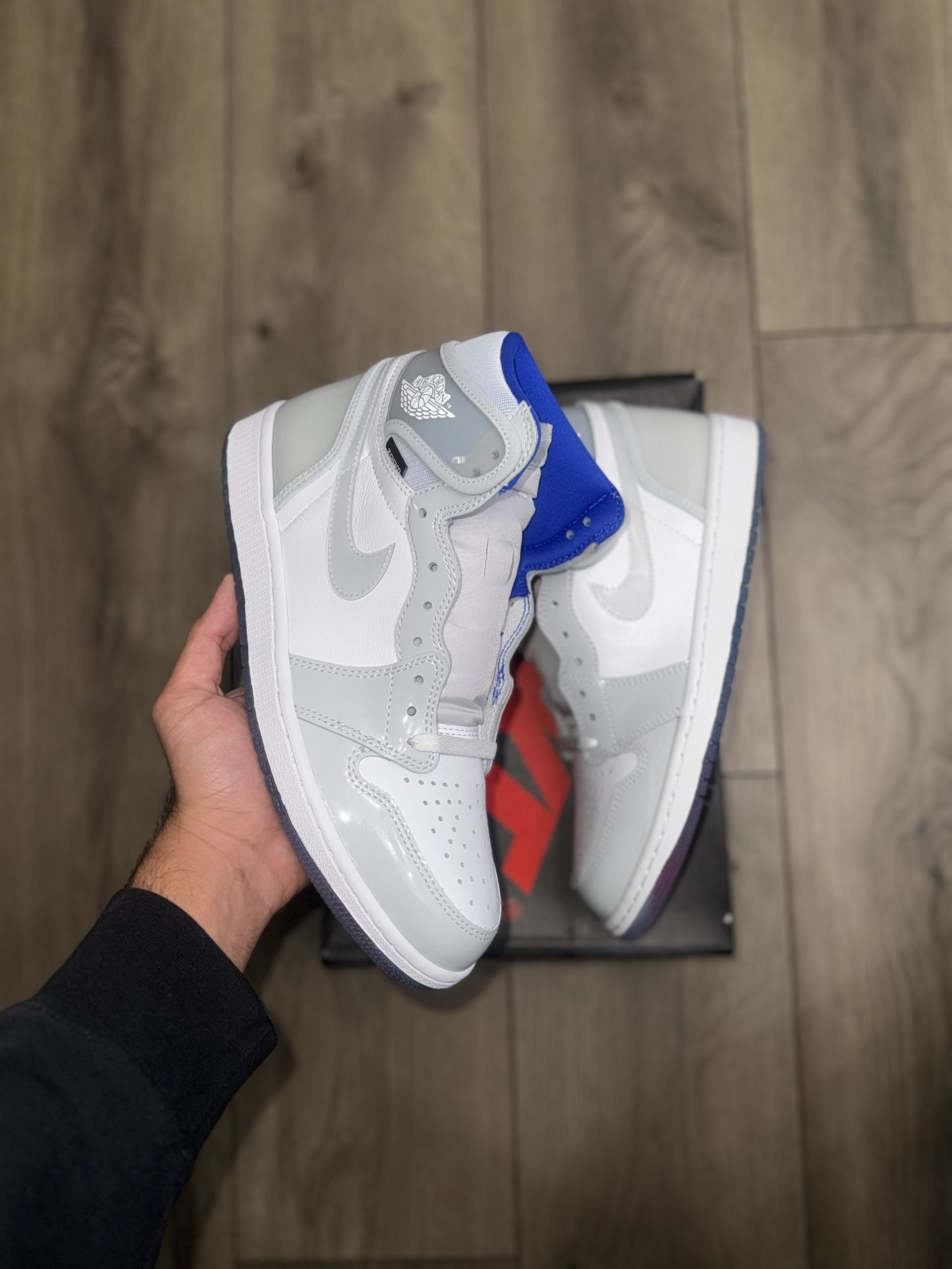 Jordan 1 Zoom Racer Blue Size 10