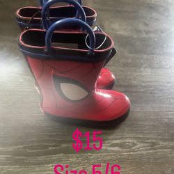 Kid Spider-Man Rain Boots