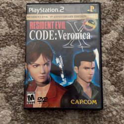 Resident Evil Code Veronica X For Playstation 2 